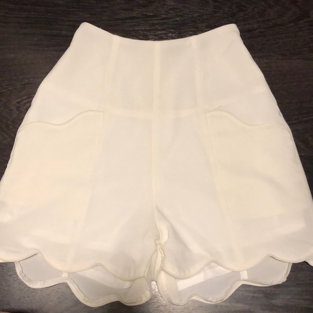 High waisted dress shorts